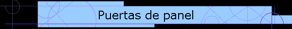 Puertas de panel